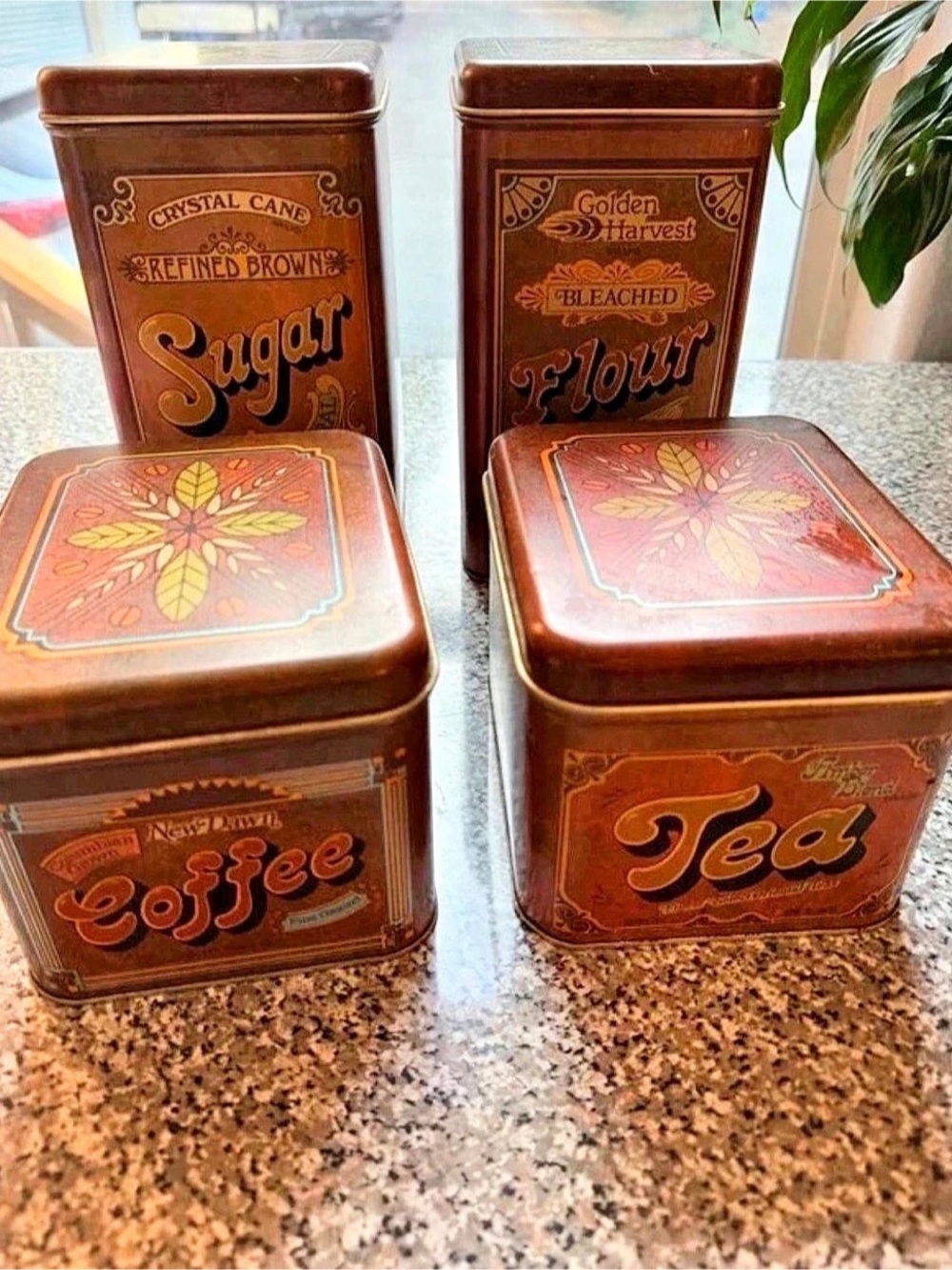 Cheinco Golden Harvest Canister Set Brown